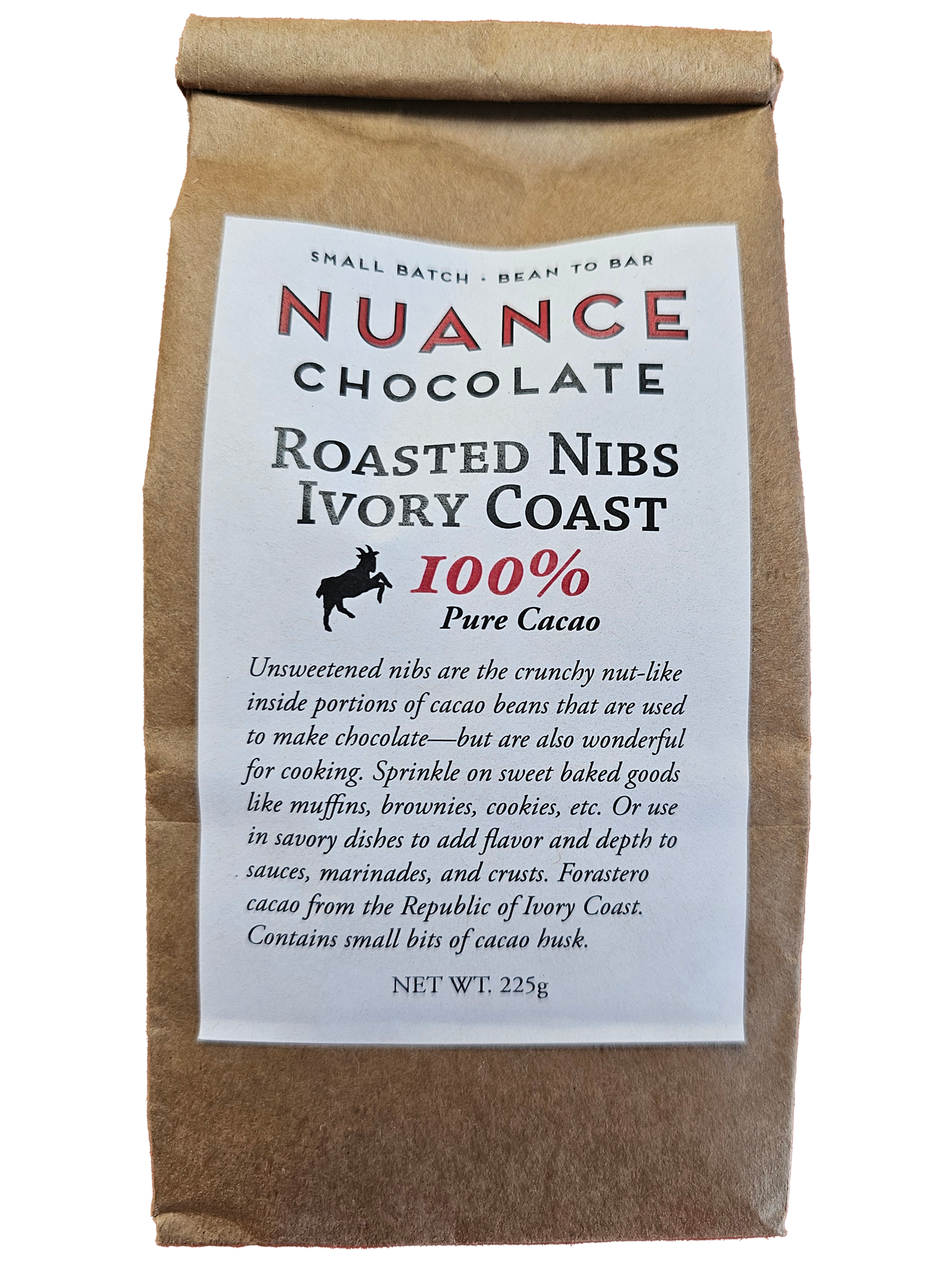 225g Ivory Coast Nibs