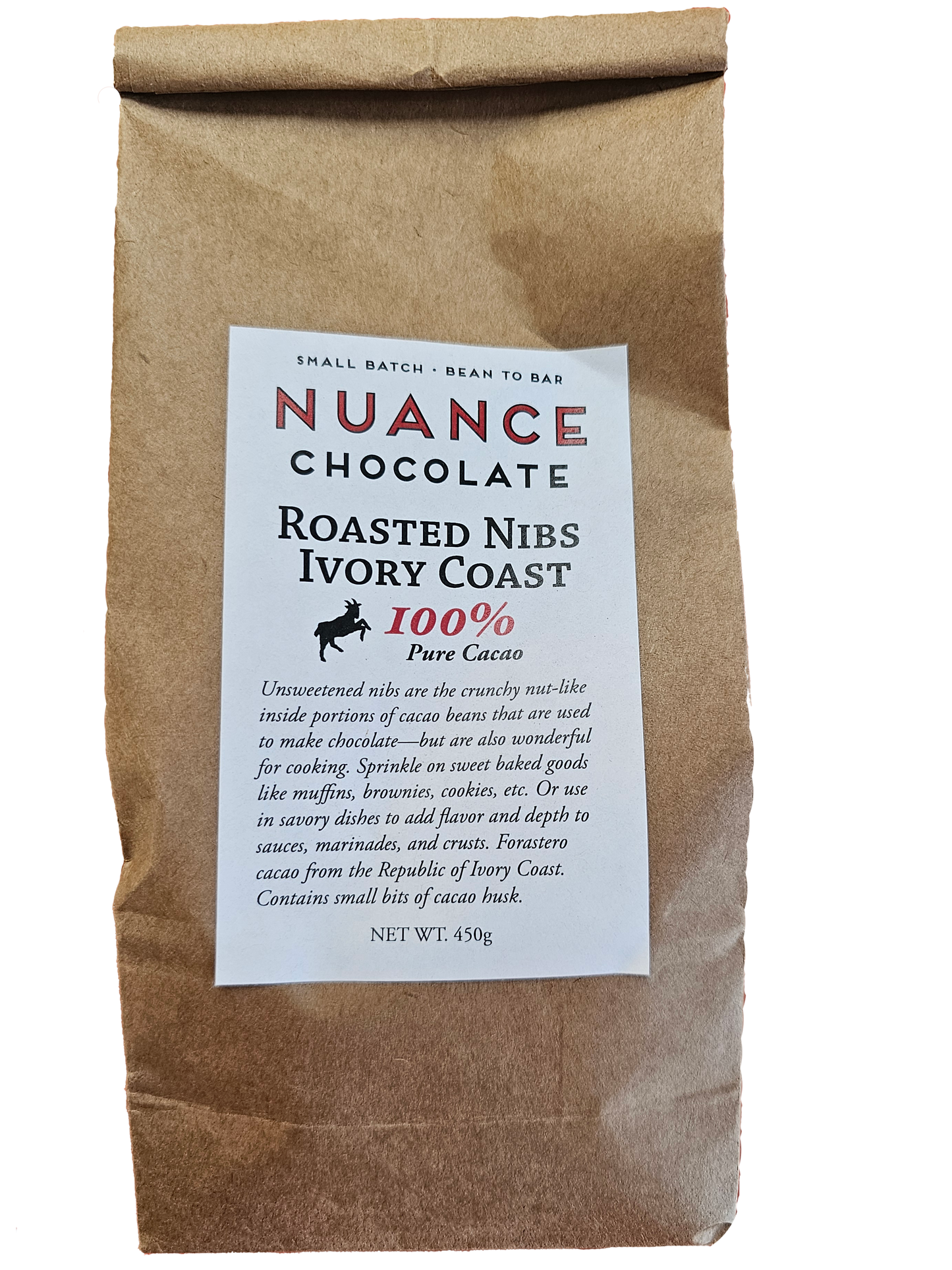 450g Ivory Coast Nibs